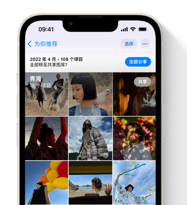 宜良苹果维修网点分享在 iPhone 上使用共享图库 